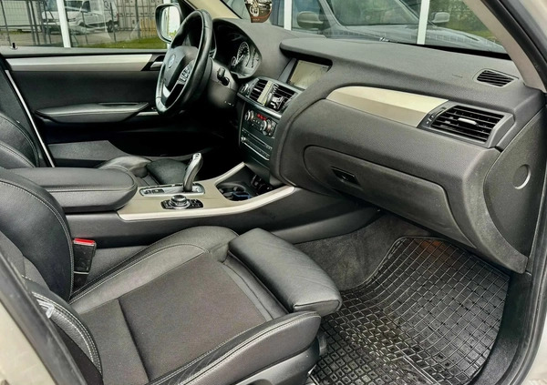 BMW X3 cena 72900 przebieg: 139000, rok produkcji 2014 z Torzym małe 781